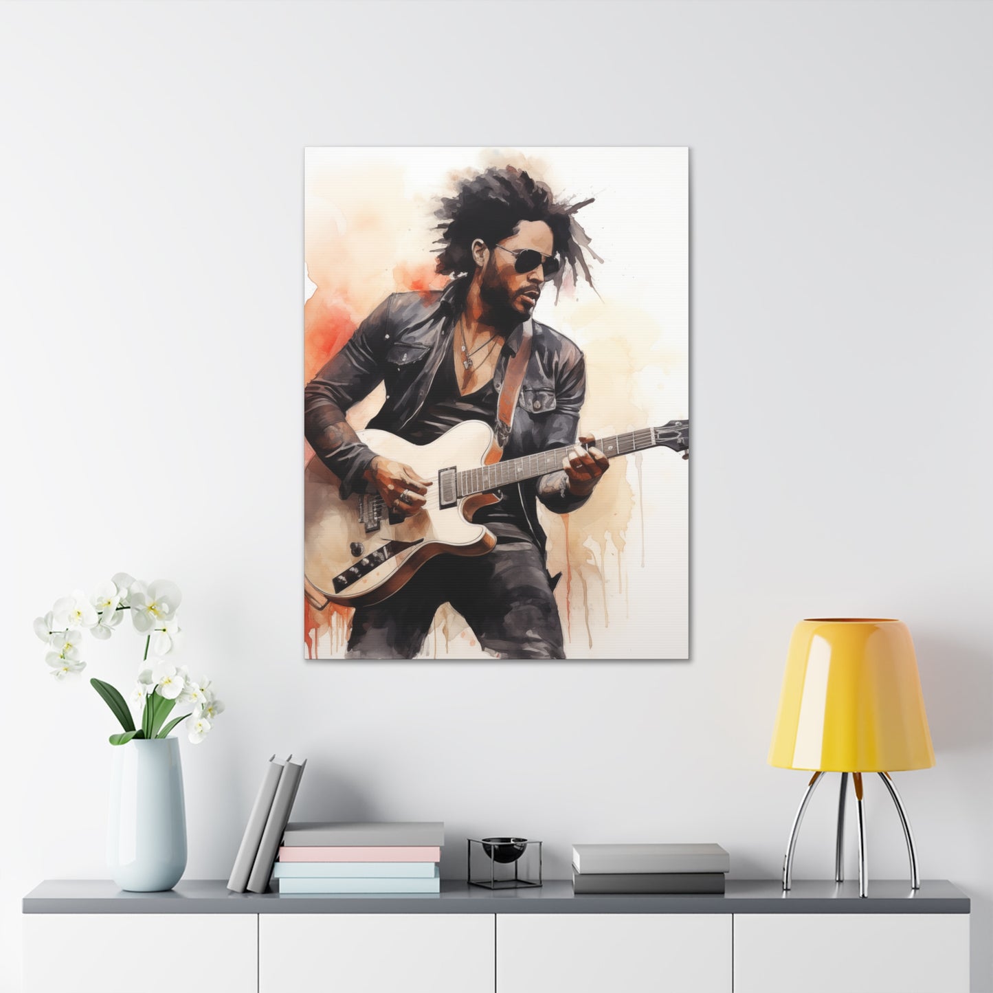 Gallery Wrapped Canvas, Celebrity Inspired, Pop Art Canvas – Lenny Also