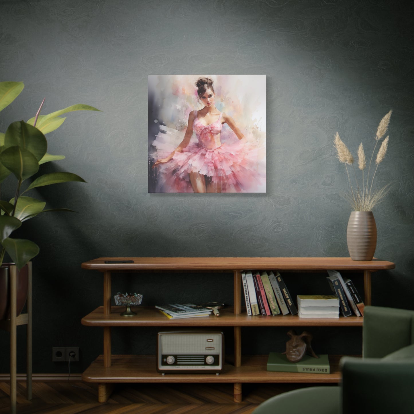 Gallery Wrapped Canvas, Ballerina Beauty, Ballet Art Canvas – Lily