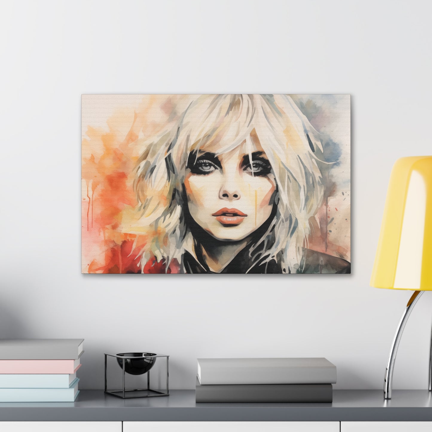 Gallery Wrapped Canvas, Celebrity Inspired, Pop Art Canvas – Debbie