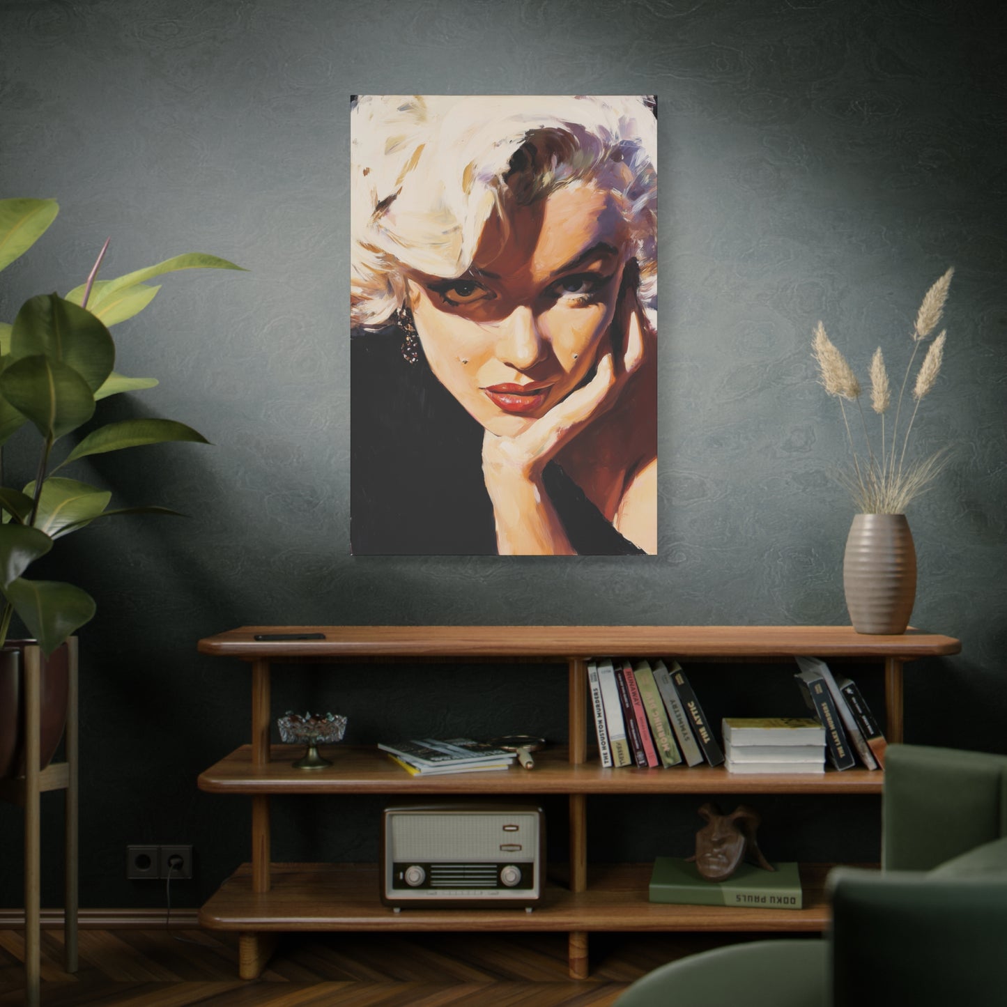 Gallery Wrapped Canvas, The Diva Project Art Canvas, Pinup Art Canvas – Marilyn Monroe - FOUR