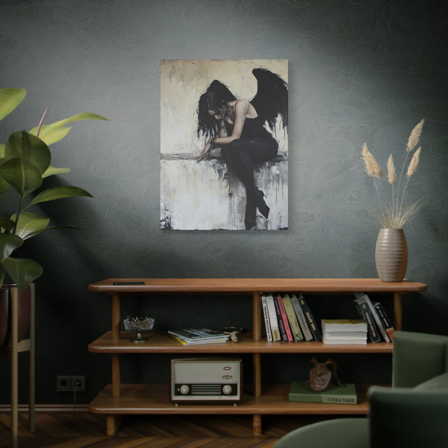 Gallery Wrapped Canvas, Sinners and Saints Art Canvas, Erotic Pinup Art Canvas – Helena