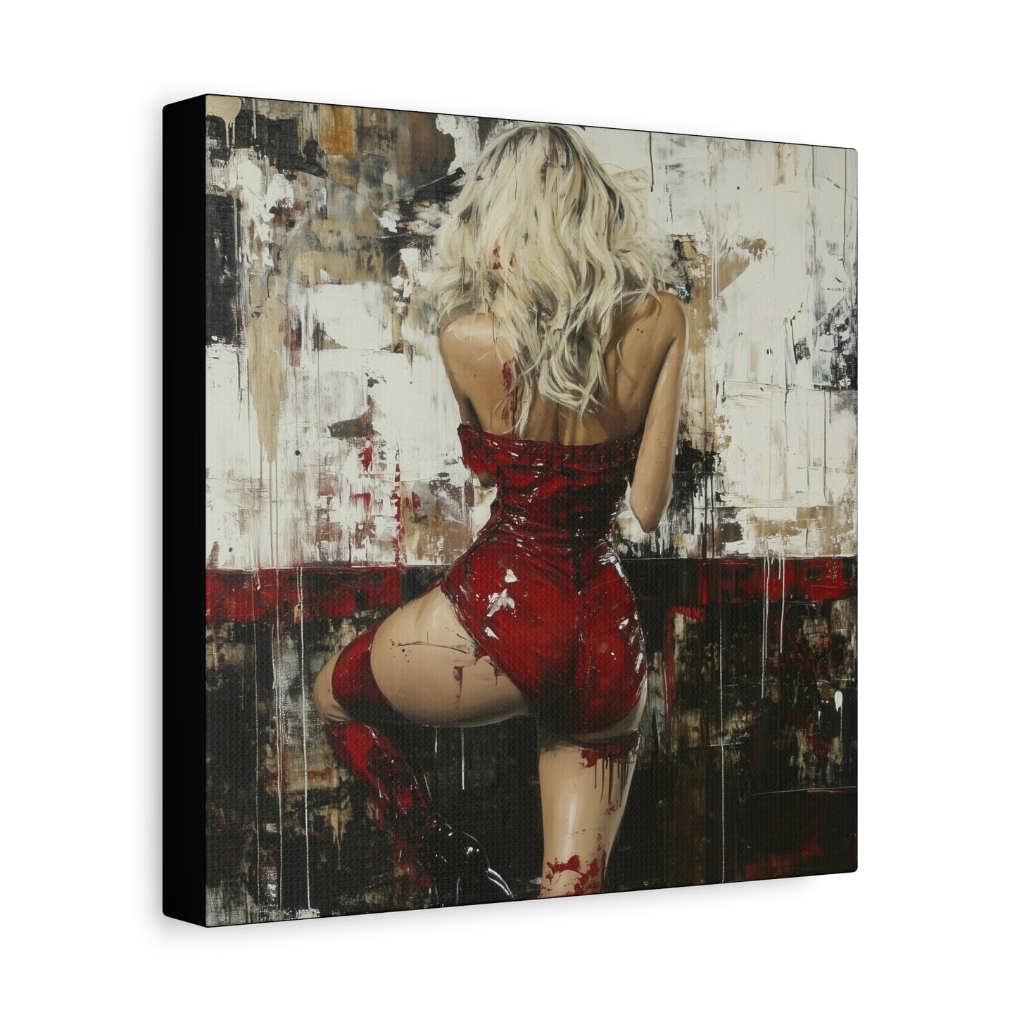 Gallery Wrapped Canvas, Sinners and Saints Art Canvas, Erotic Art Canvas – Veronica