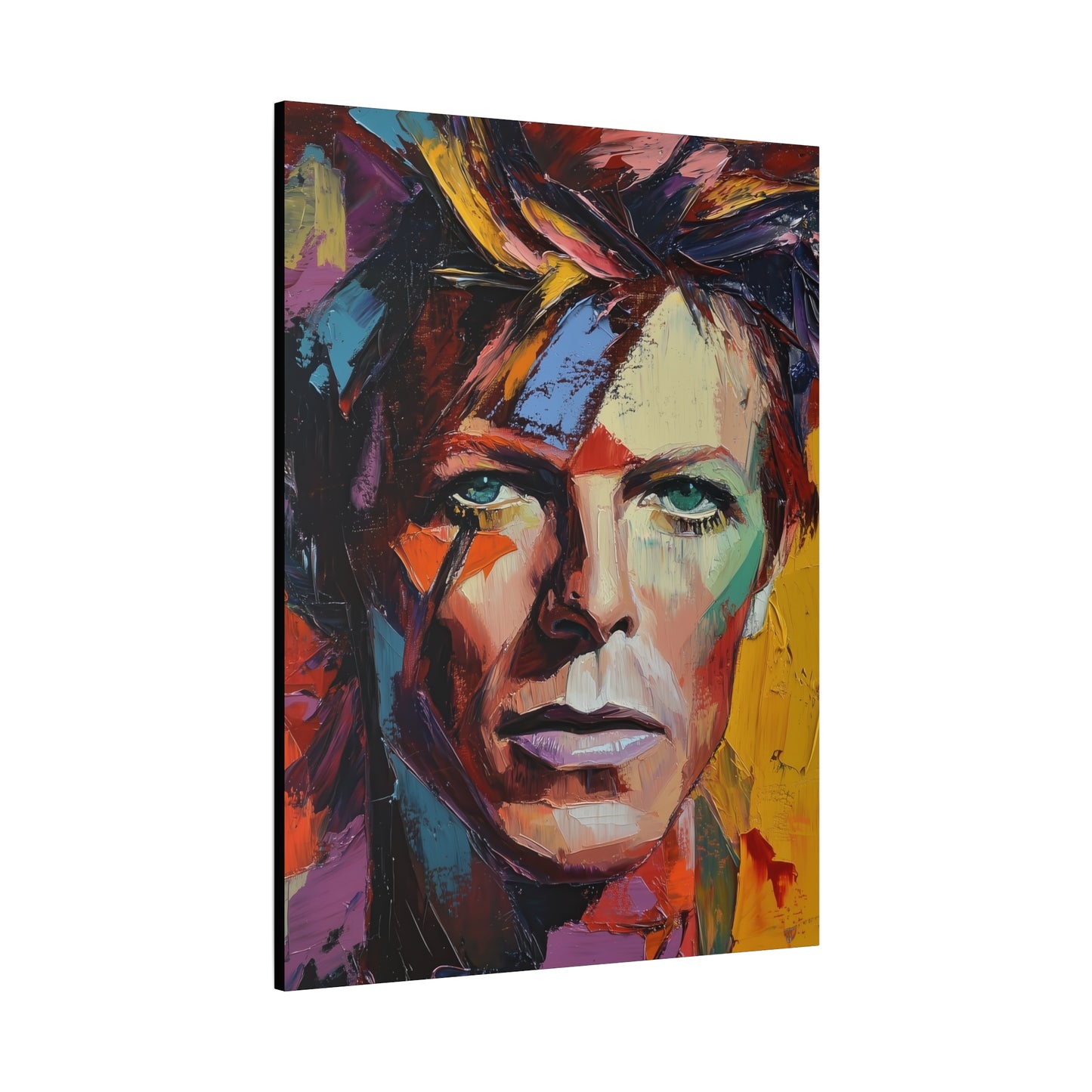 Gallery Wrapped Canvas, Celebrity Inspired, Pop Art Canvas – Bowie