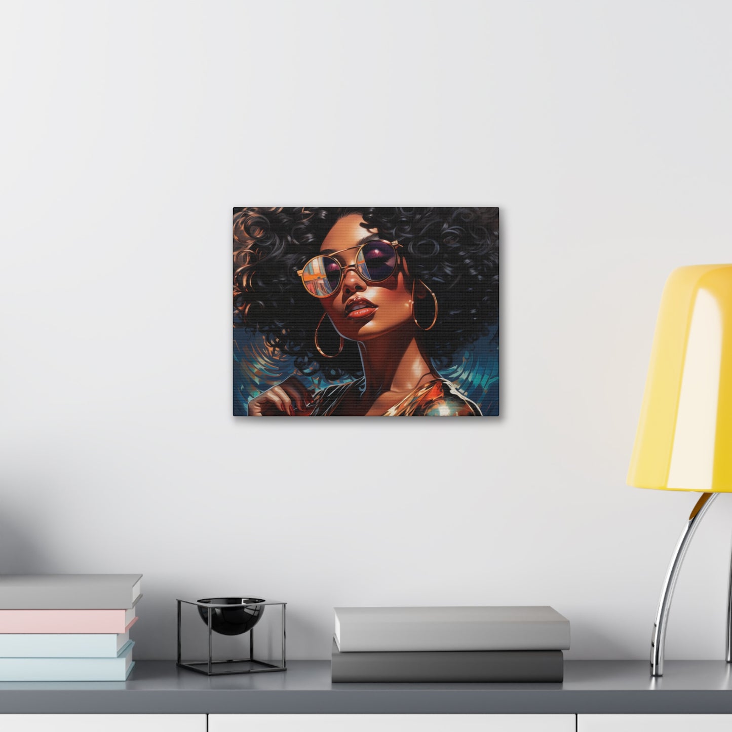 Gallery Wrapped Canvas, Retro Urban Queen, Femme Doll Art Canvas – Kesha