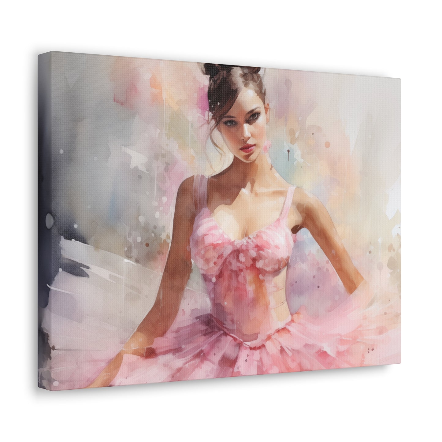 Gallery Wrapped Canvas, Ballerina Beauty, Ballet Art Canvas – Lily