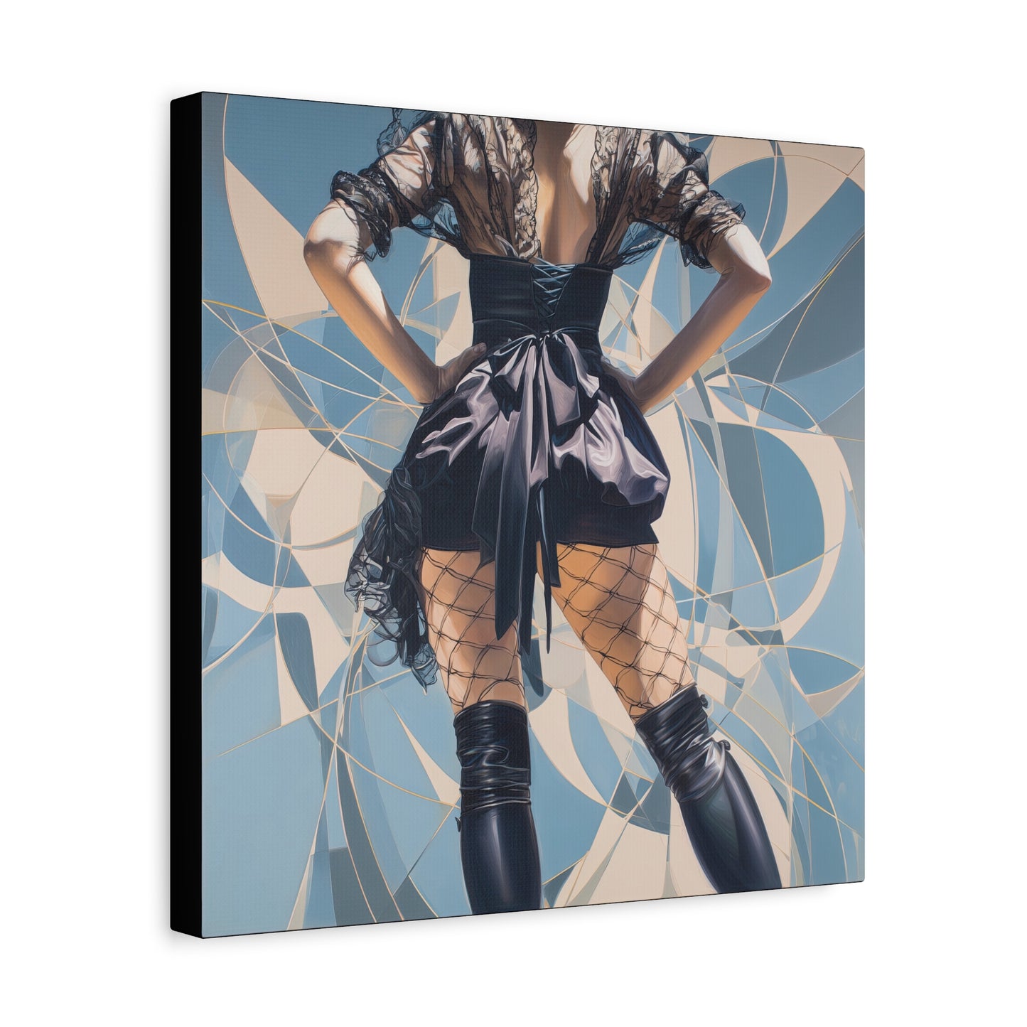 Gallery Wrapped Canvas, Tongue and Cheek Art Canvas, Naughty Girl Art Canvas – Dani