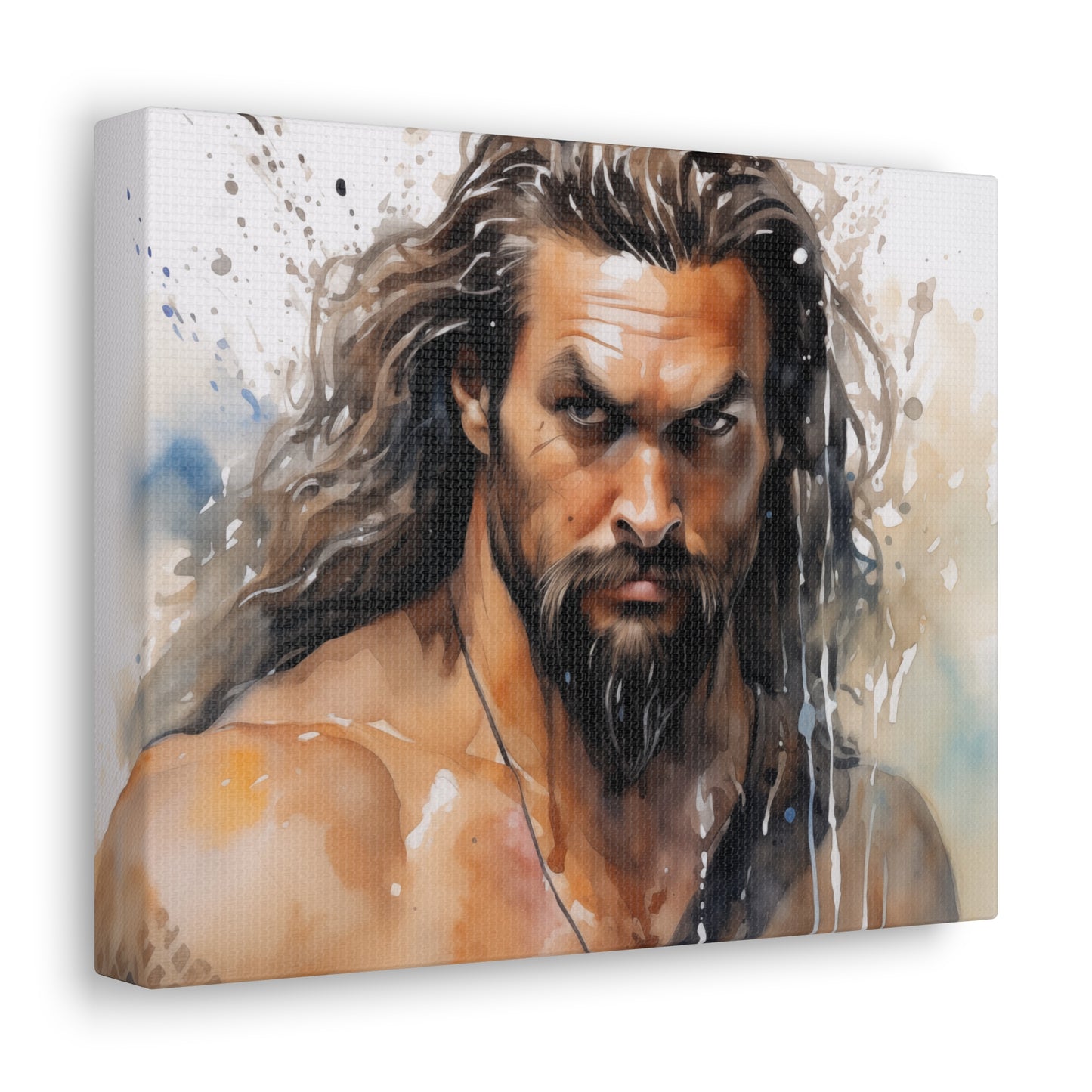 Gallery Wrapped Canvas, Celebrity Inspired, Pop Art Canvas – Jason