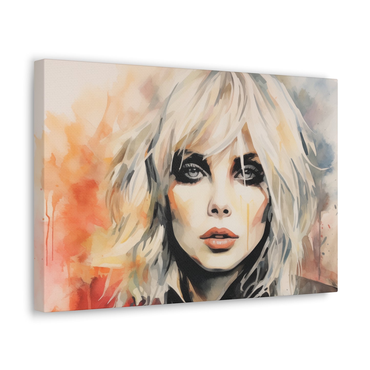 Gallery Wrapped Canvas, Celebrity Inspired, Pop Art Canvas – Debbie