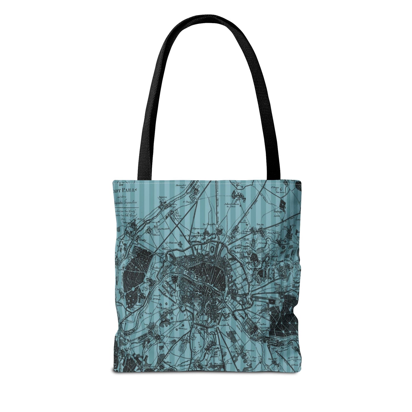 The Paris Plan Tote Bag, Utility Tote - Travel Inspired Inspired Tote - Paris France