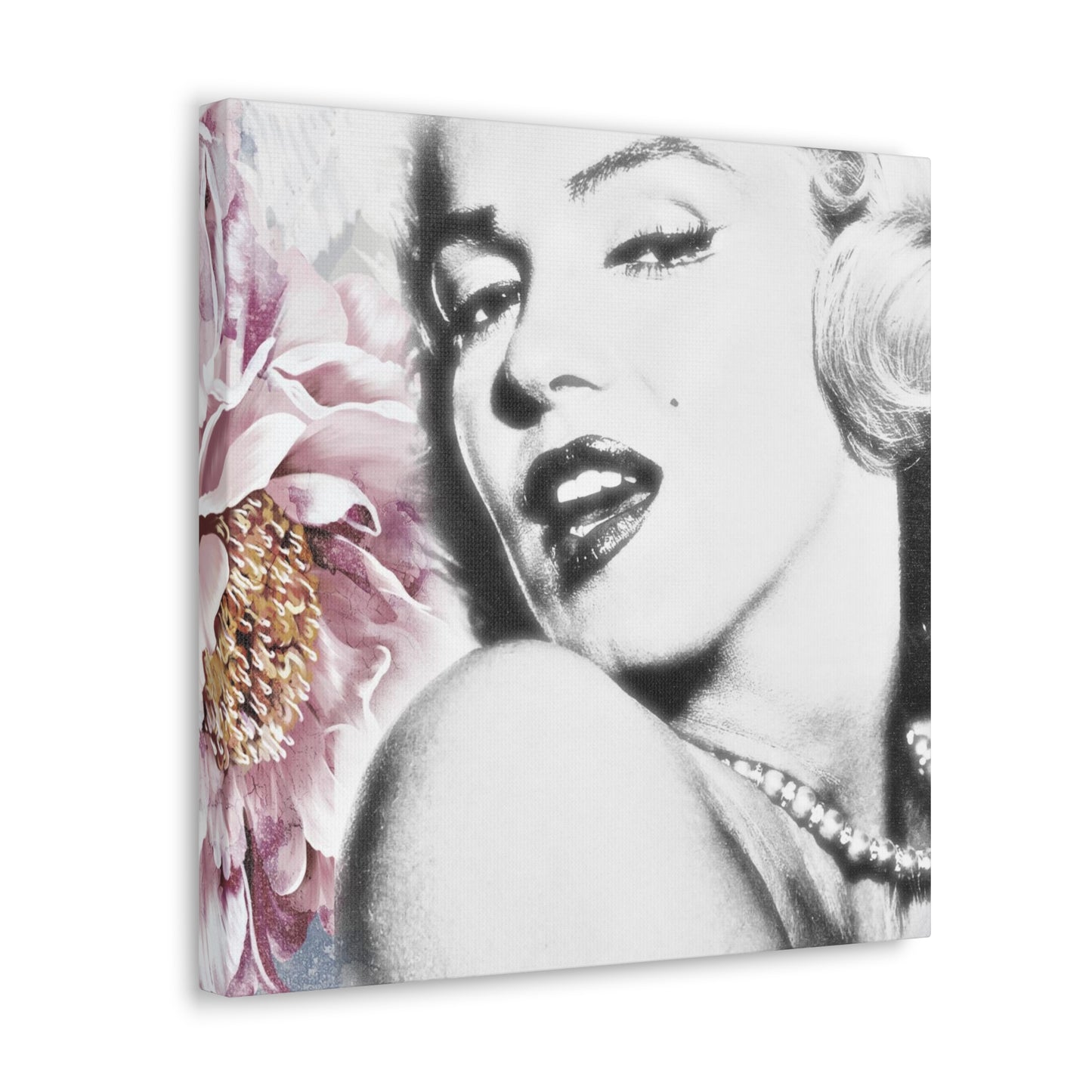 Canvas Wall Art, Gallery Wrapped Pop Art, Celebrity Wall Art – Marilyn Monroe - Bloom
