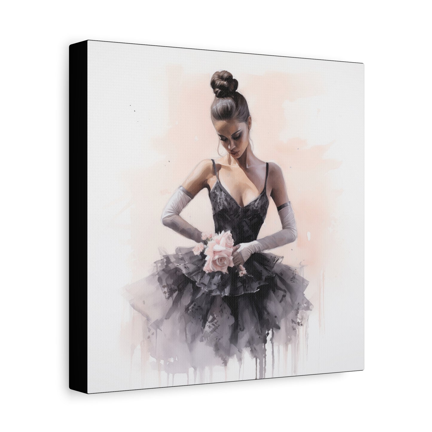 Pointes and Platforms, Gallery Wrapped Canvas, Ballerina Beauty, Ballet Art Canvas – Sonja