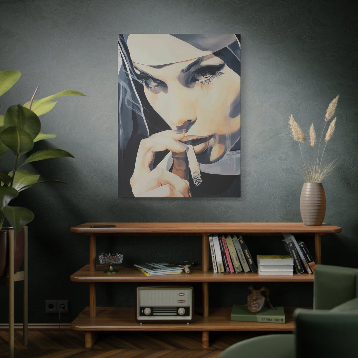 Gallery Wrapped Canvas, Habits and Heresy Art Canvas, Naughty Nuns Art Canvas – Sister Mercy