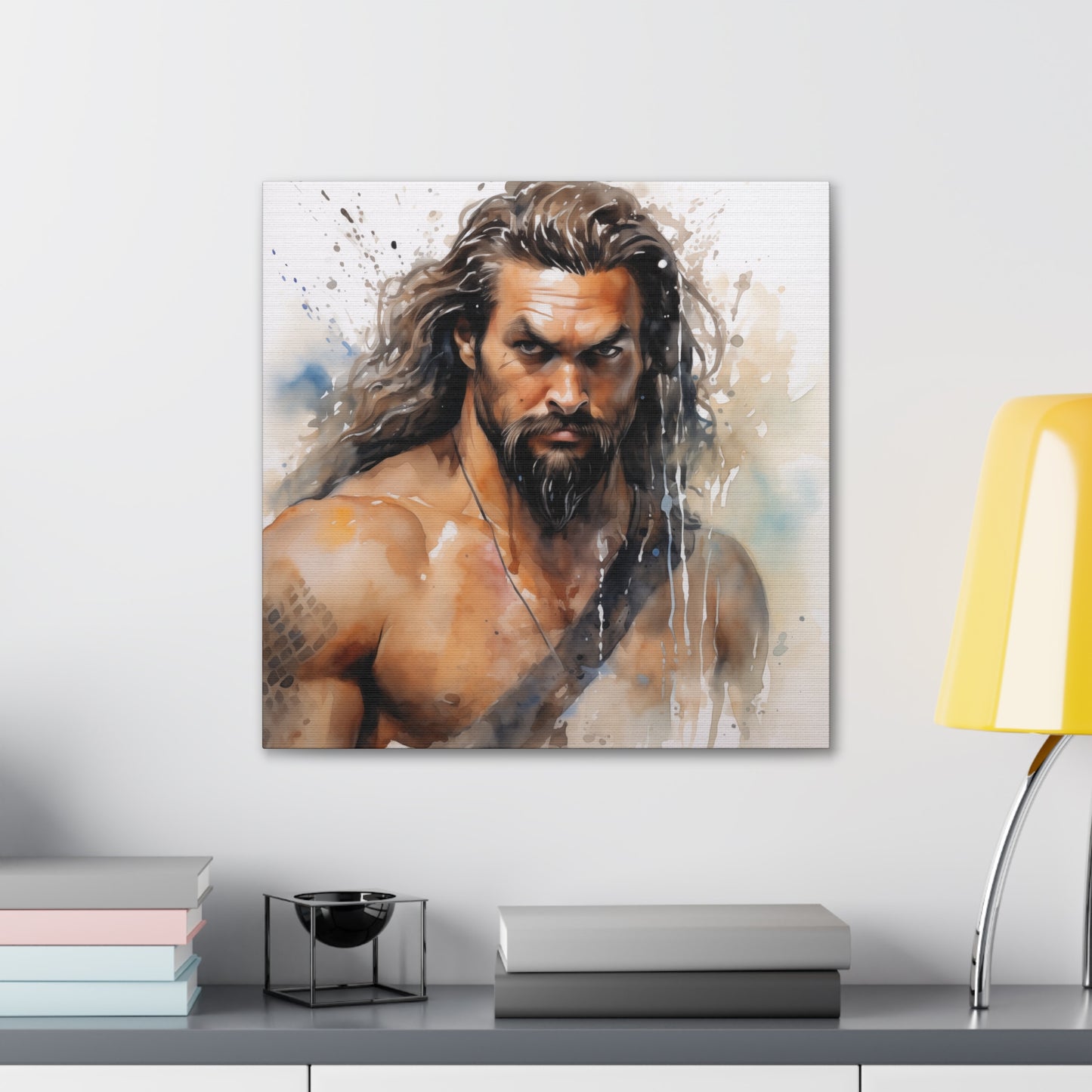 Gallery Wrapped Canvas, Celebrity Inspired, Pop Art Canvas – Jason