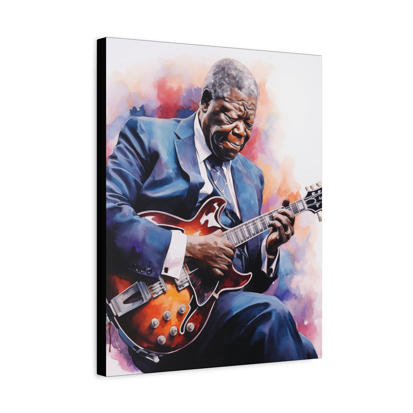 Gallery Wrapped Canvas, Celebrity Inspired, Pop Art Canvas – The King Also