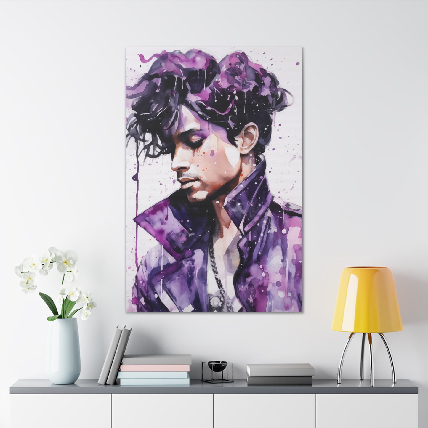 Gallery Wrapped Canvas, Celebrity Inspired, Pop Art Canvas – Prince Rogers Also