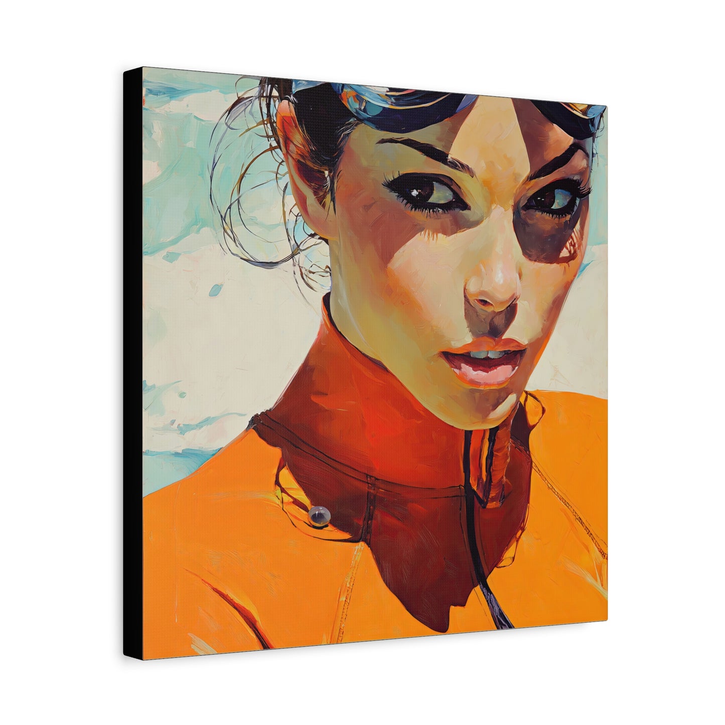 Gallery Wrapped Canvas, Salt and Sea Art Canvas, Marine Art, Diving and Snorkeling Art Canvas – Maria