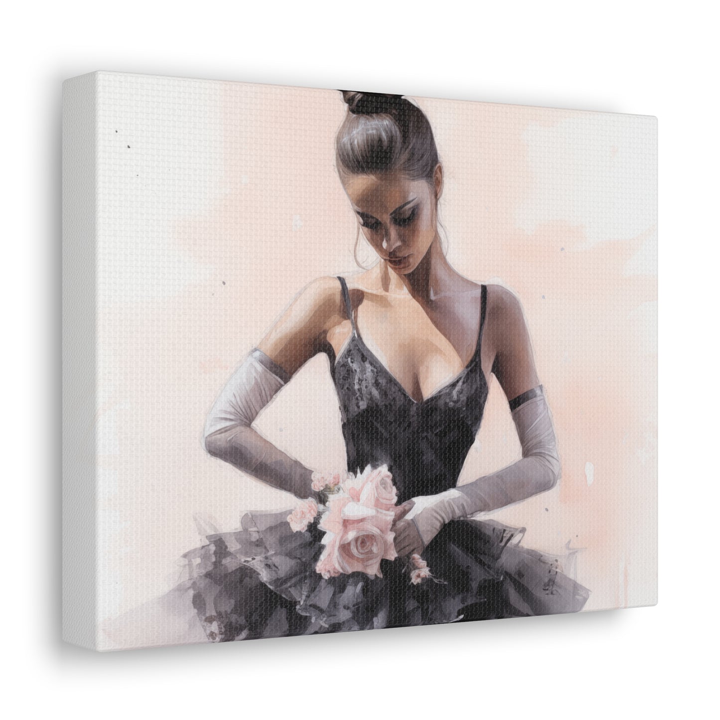 Gallery Wrapped Canvas, Ballerina Beauty, Ballet Art Canvas – Sonja