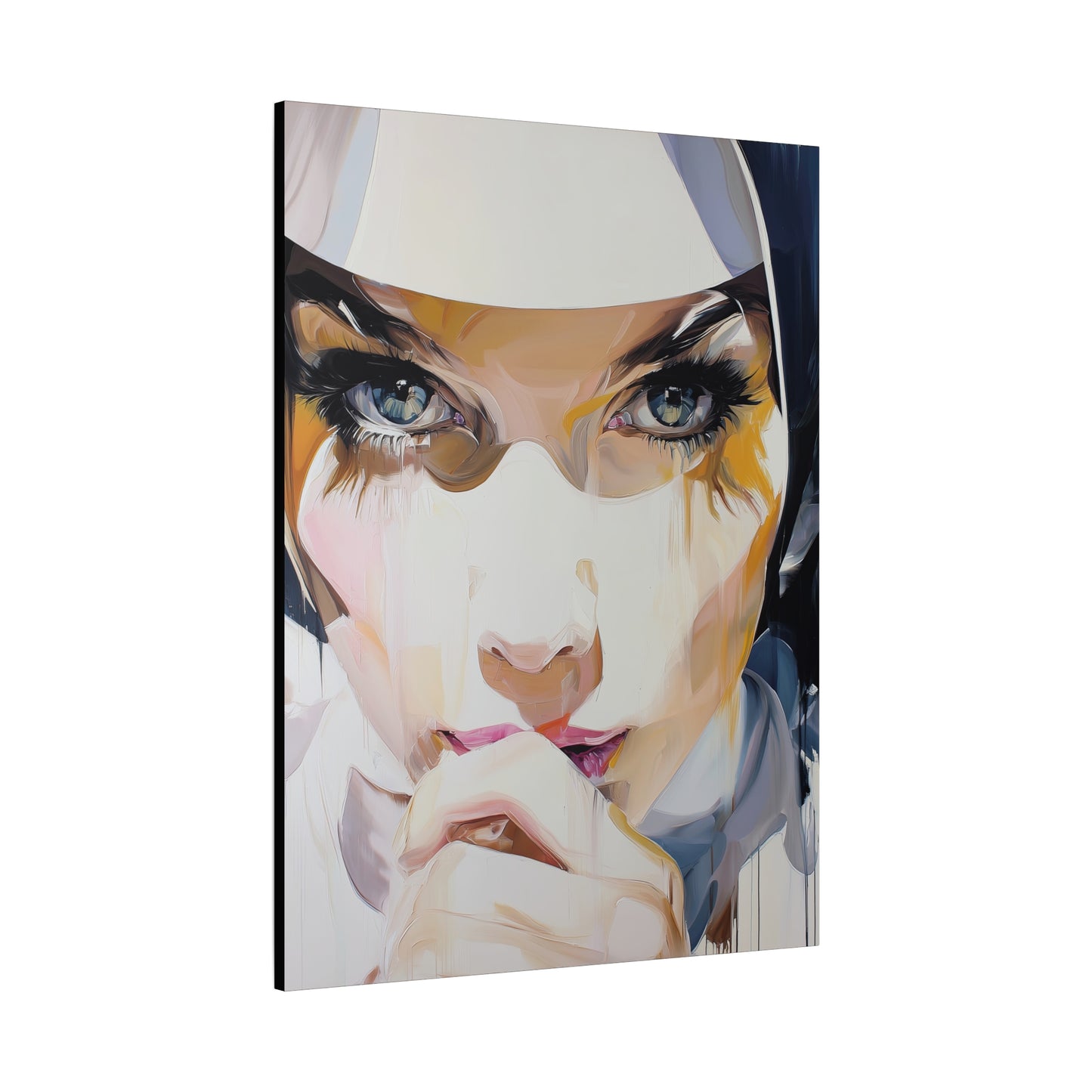 Gallery Wrapped Canvas, Habits and Heresy Art Canvas, Naughty Nuns Art Canvas – Sister Amara
