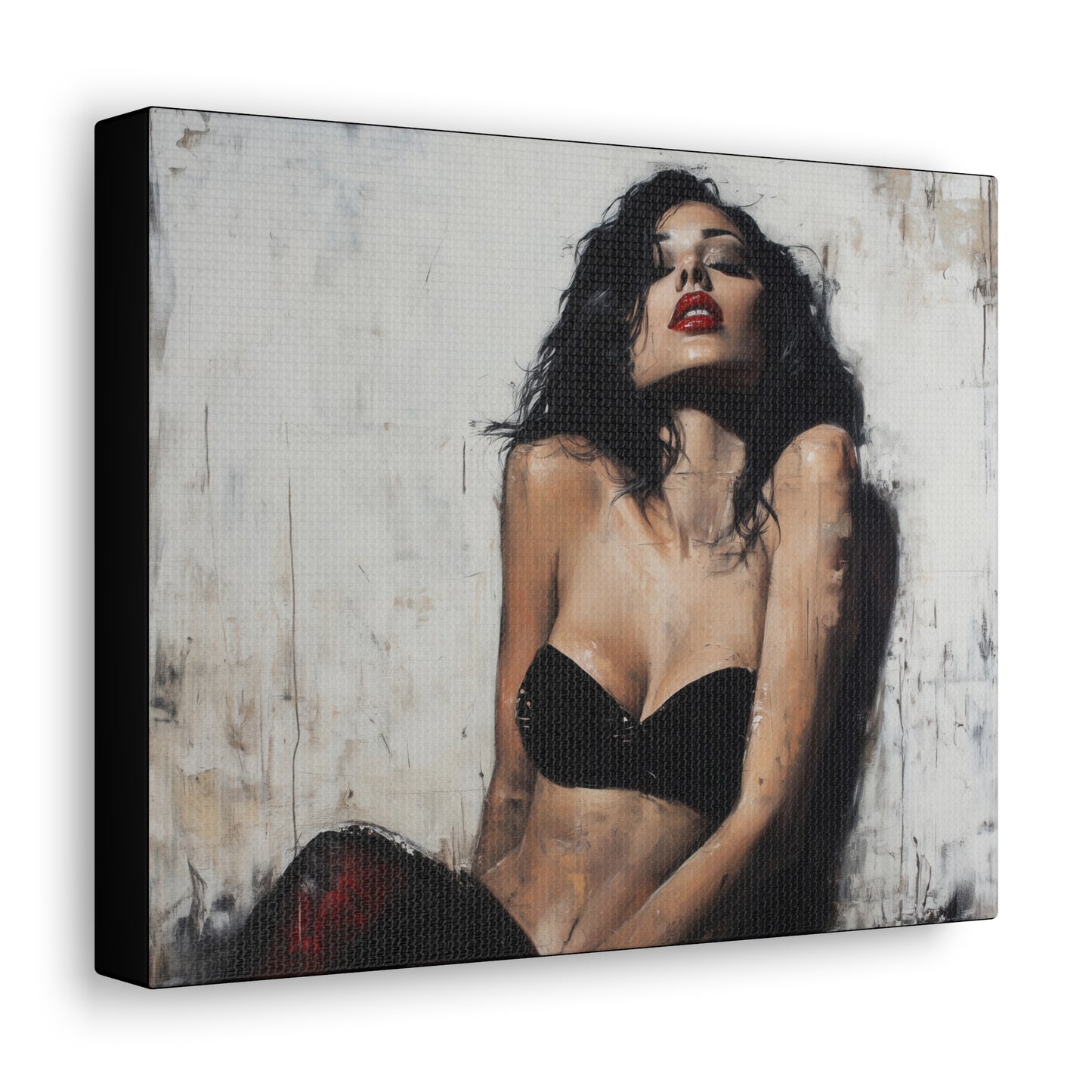 Gallery Wrapped Canvas, Sinners and Saints Art Canvas, Erotic Art Canvas – Alexa