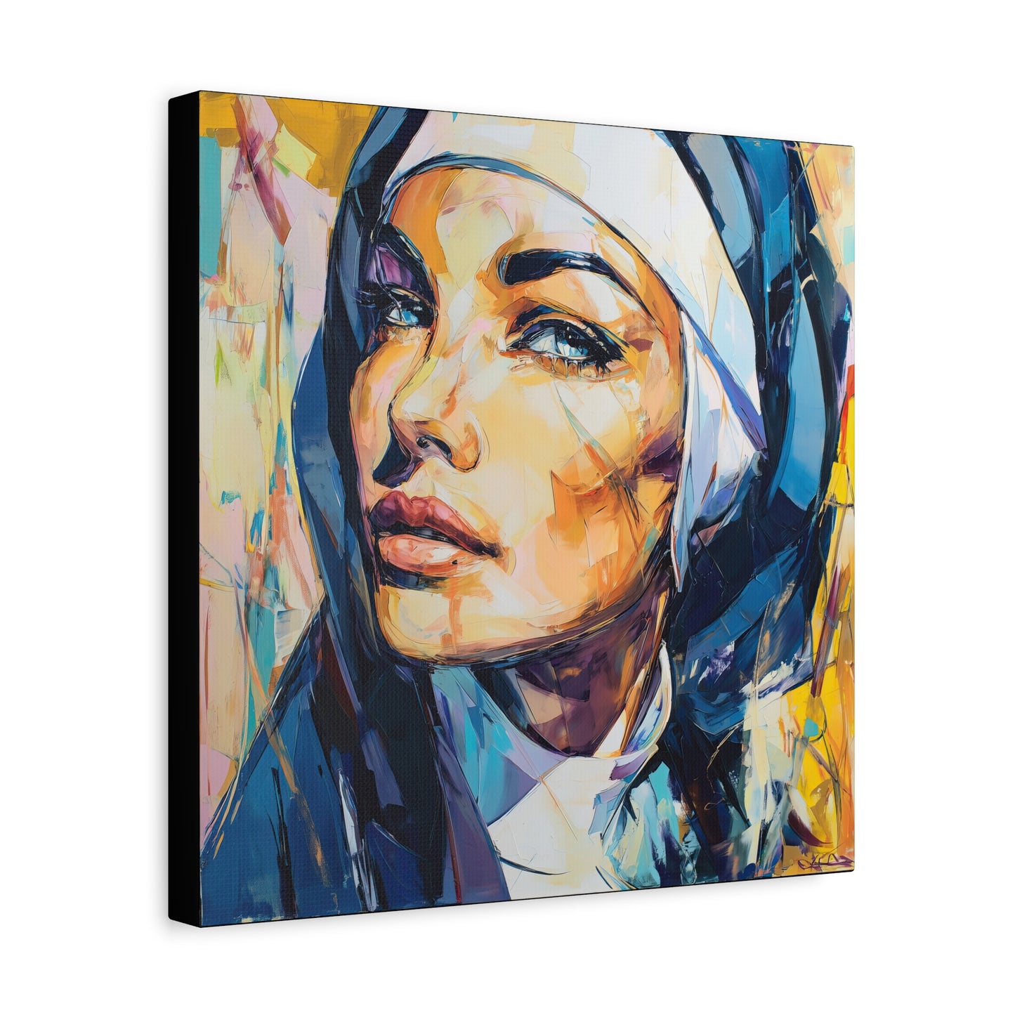 Gallery Wrapped Canvas, Habits and Heresy Art Canvas, Naughty Nuns Art Canvas – Sister Agatha