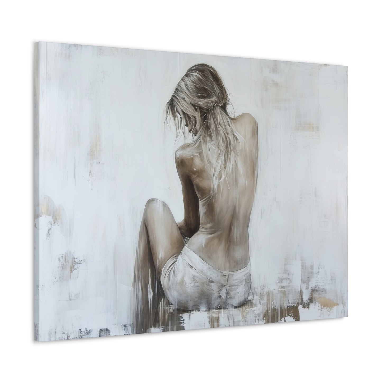 Gallery Wrapped Canvas, Sinners and Saints Art Canvas, Erotic Pinup Art Canvas – Katherine