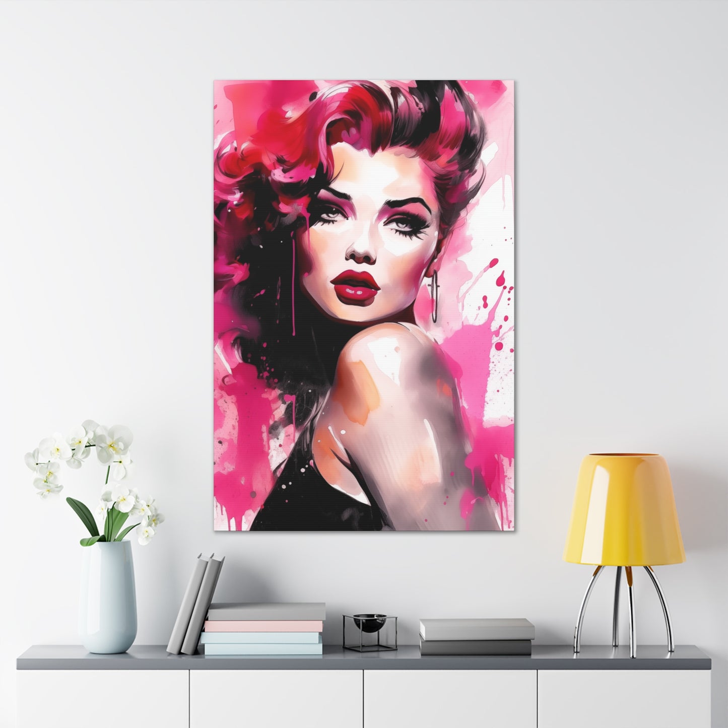 Canvas Wall Art, Gallery Wrapped Pop Art, Diva Wall Art – Thalia