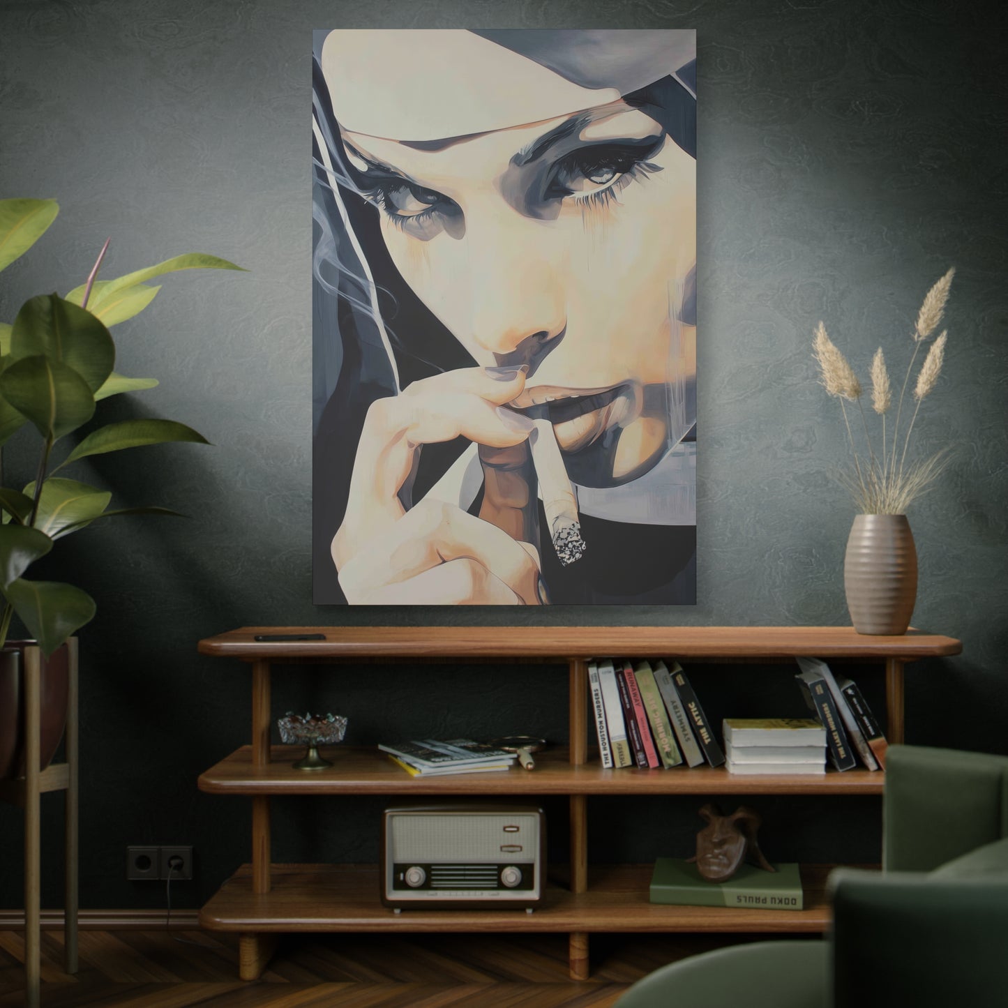 Gallery Wrapped Canvas, Habits and Heresy Art Canvas, Naughty Nuns Art Canvas – Sister Mercy