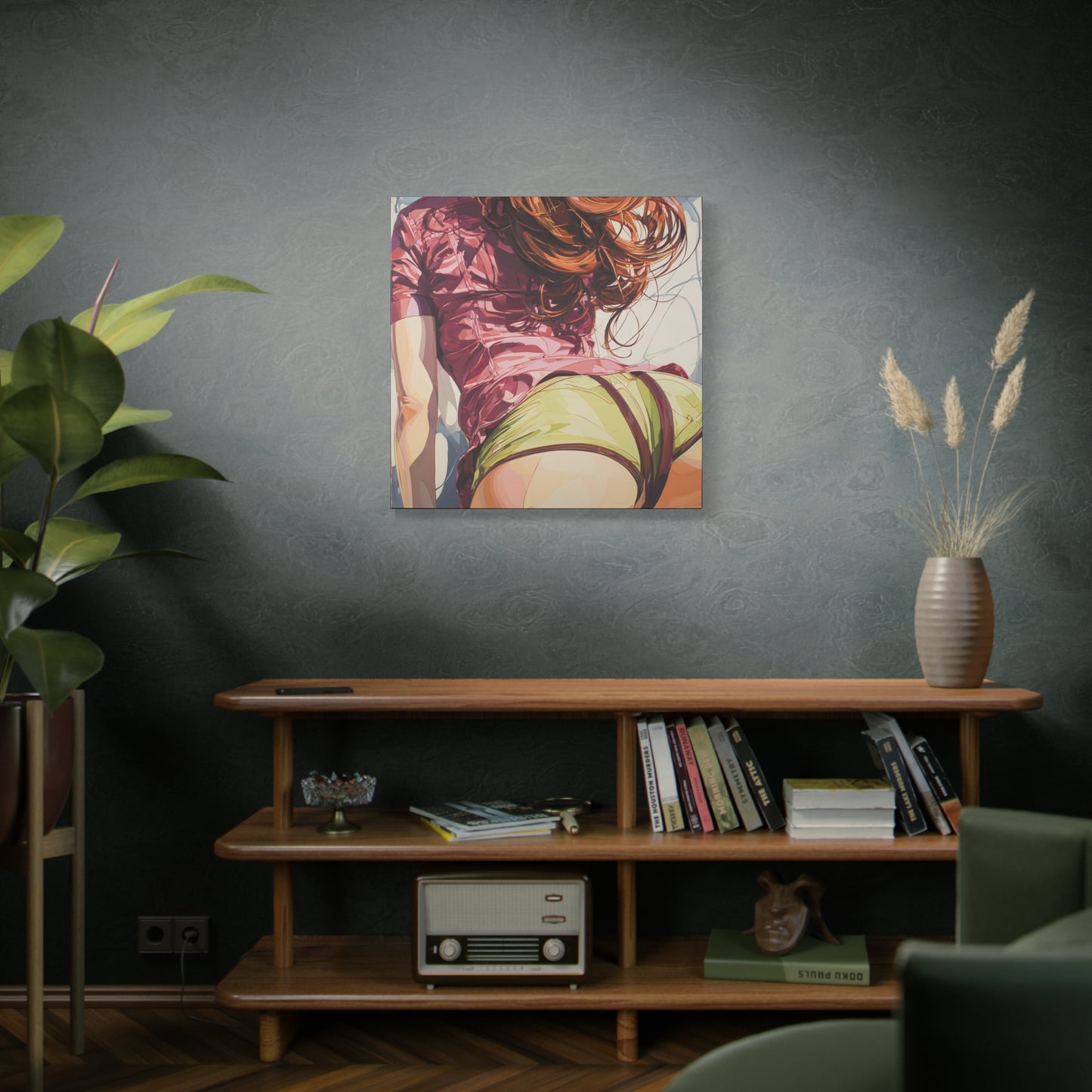 Gallery Wrapped Canvas, Tongue and Cheek Art Canvas, Naughty Girl Art Canvas – Persephone