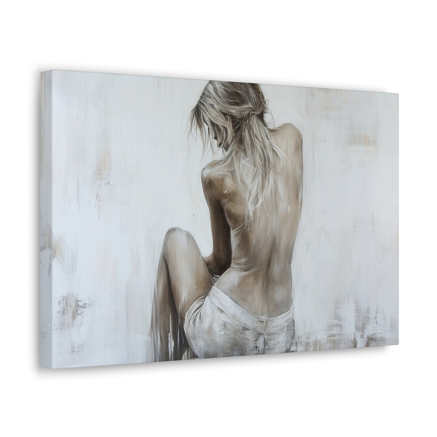 Gallery Wrapped Canvas, Sinners and Saints Art Canvas, Erotic Pinup Art Canvas – Katherine
