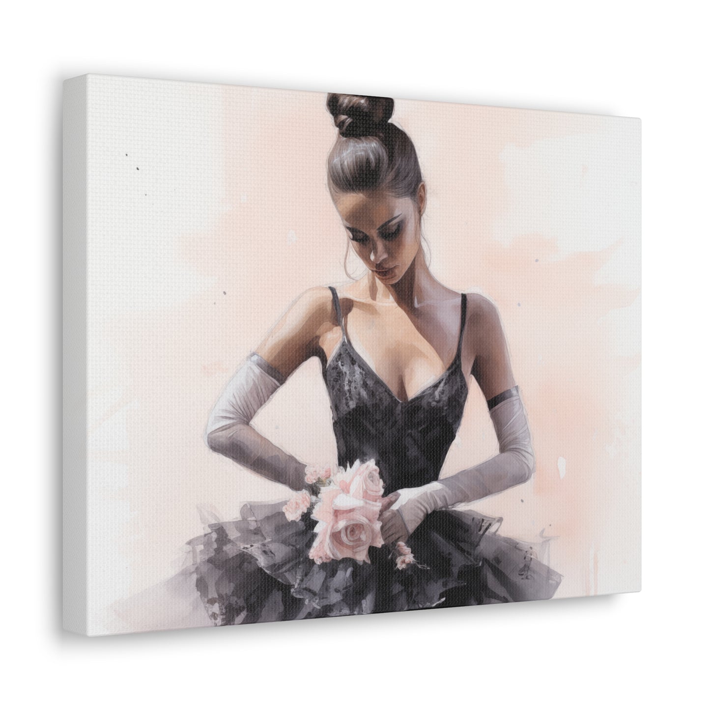 Gallery Wrapped Canvas, Ballerina Beauty, Ballet Art Canvas – Sonja