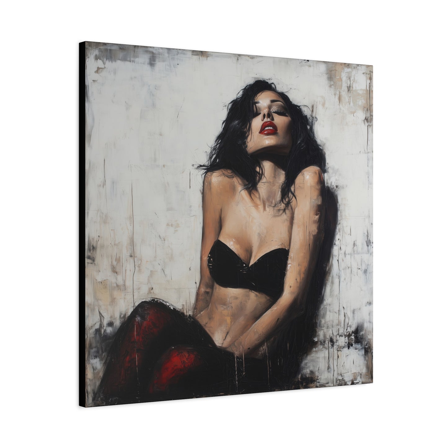 Gallery Wrapped Canvas, Sinners and Saints Art Canvas, Erotic Art Canvas – Alexa