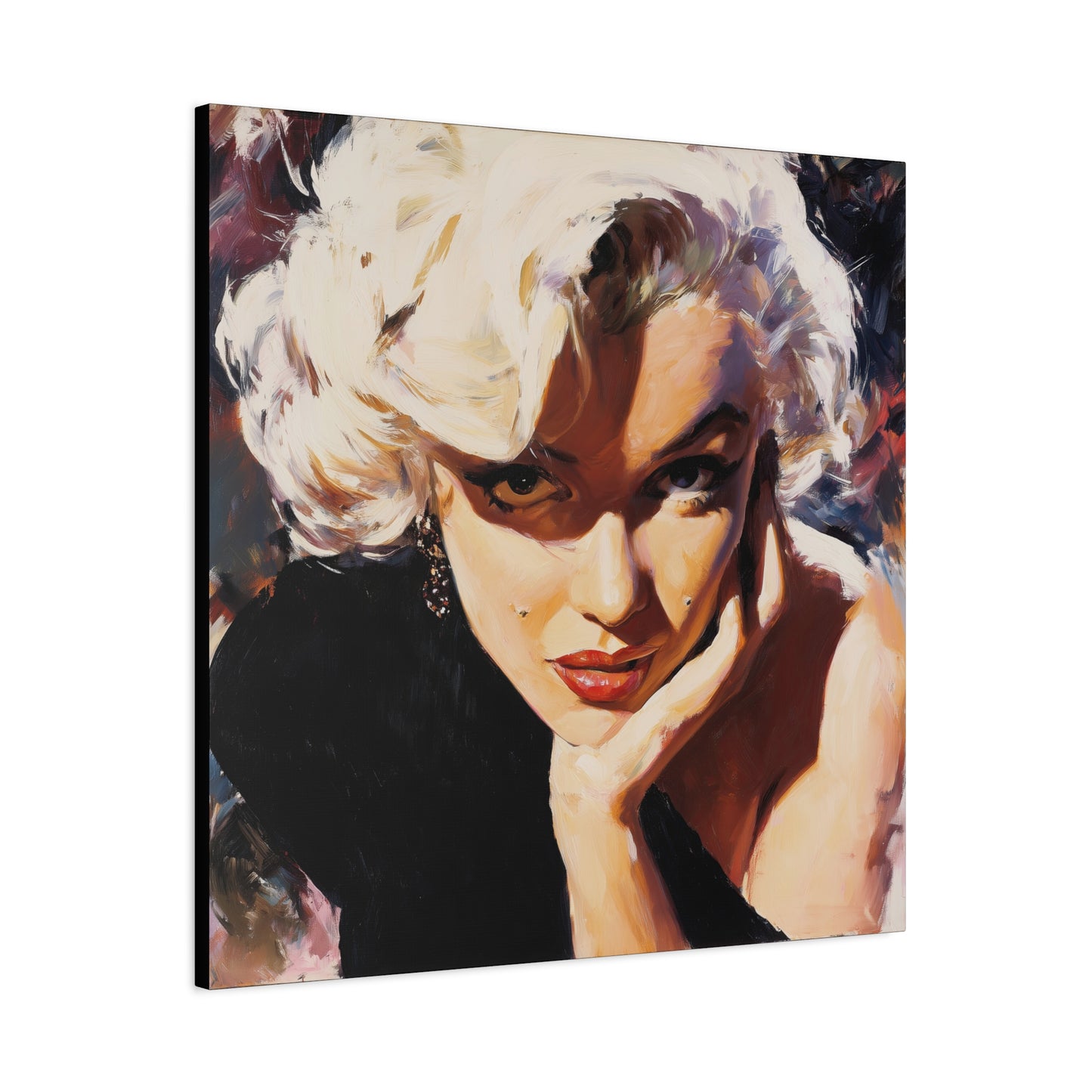 Gallery Wrapped Canvas, The Diva Project Art Canvas, Pinup Art Canvas – Marilyn Monroe - FOUR