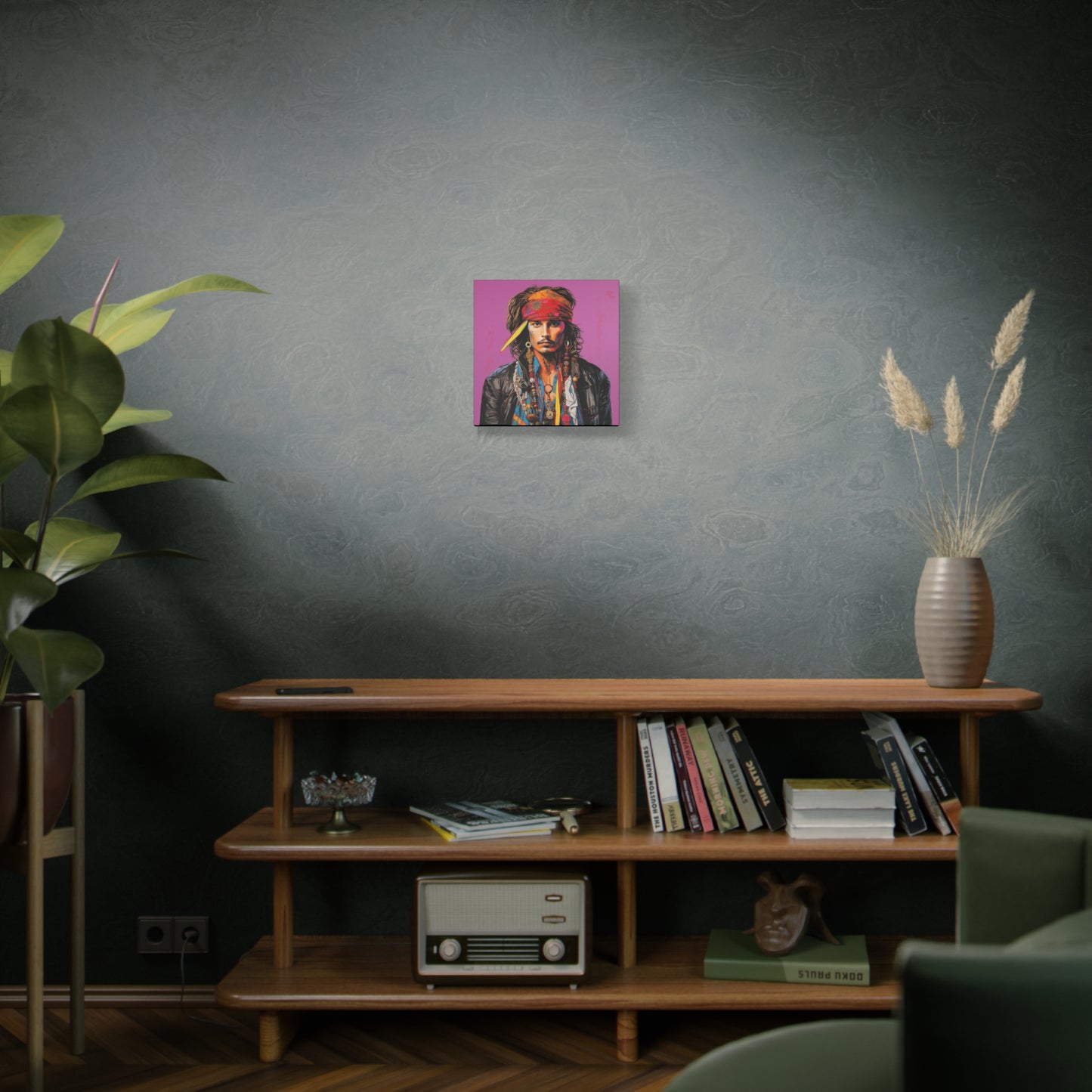 Gallery Wrapped Canvas, Celebrity Inspired, Pop Art Canvas – Johnny