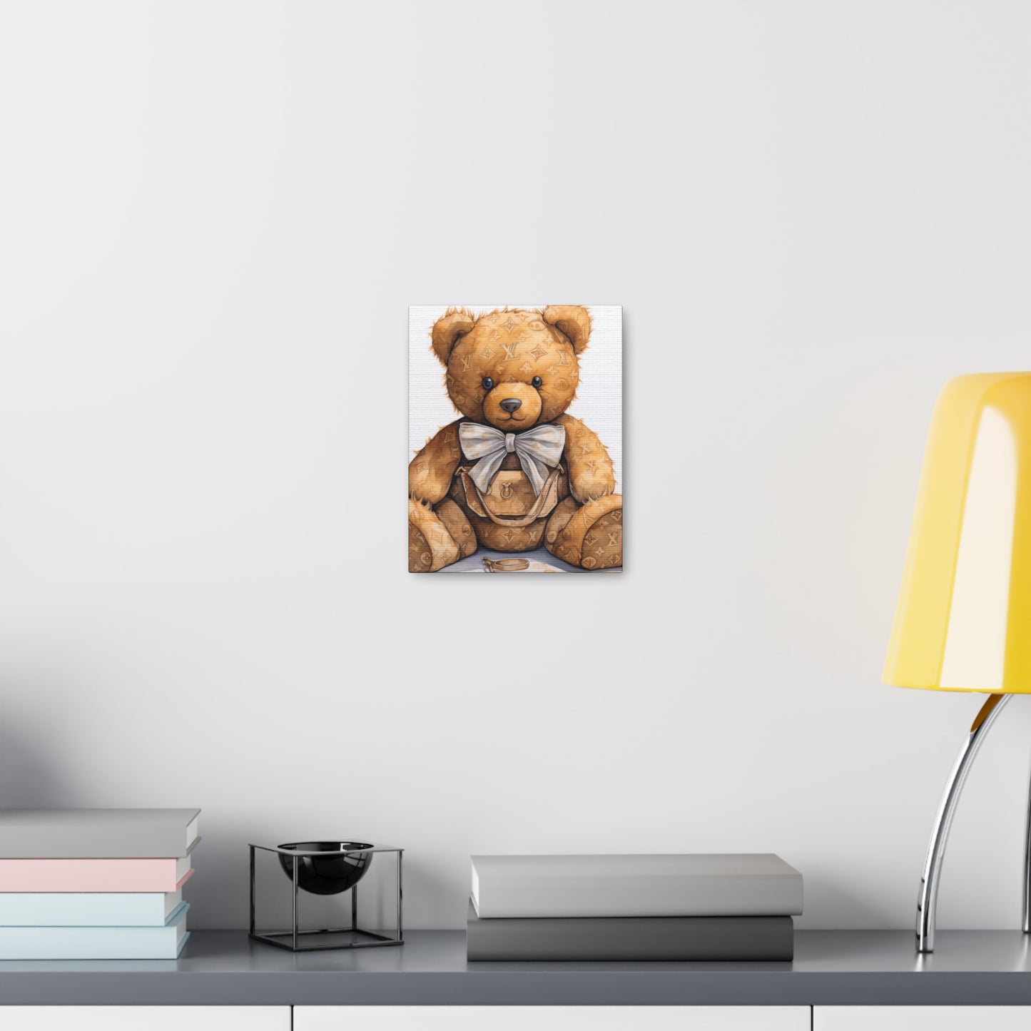 Canvas Gallery Wrap - LV Bear Wall Art - Ring