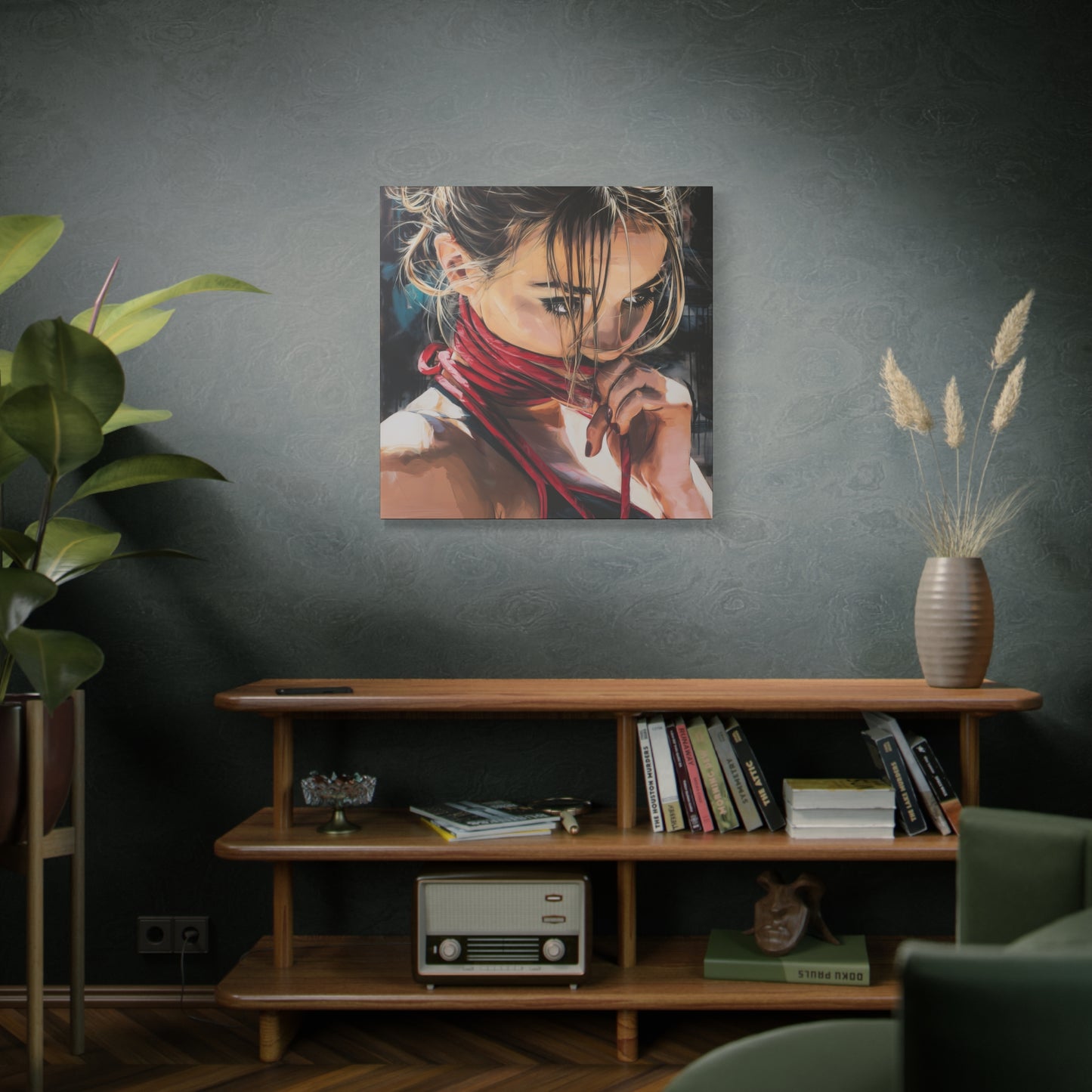 Gallery Wrapped Canvas, Ropes and Reverence Art Canvas, Erotic Shibari Art Canvas – Aya
