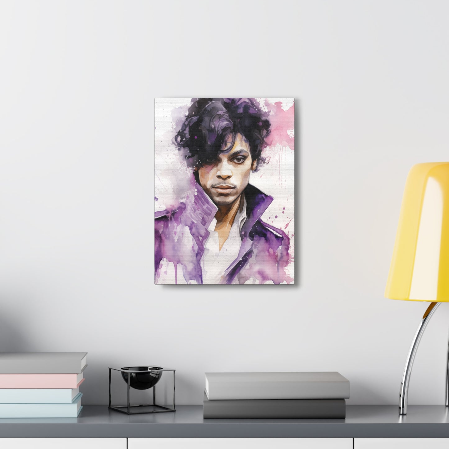 Gallery Wrapped Canvas, Celebrity Inspired, Pop Art Canvas – Prince Rogers