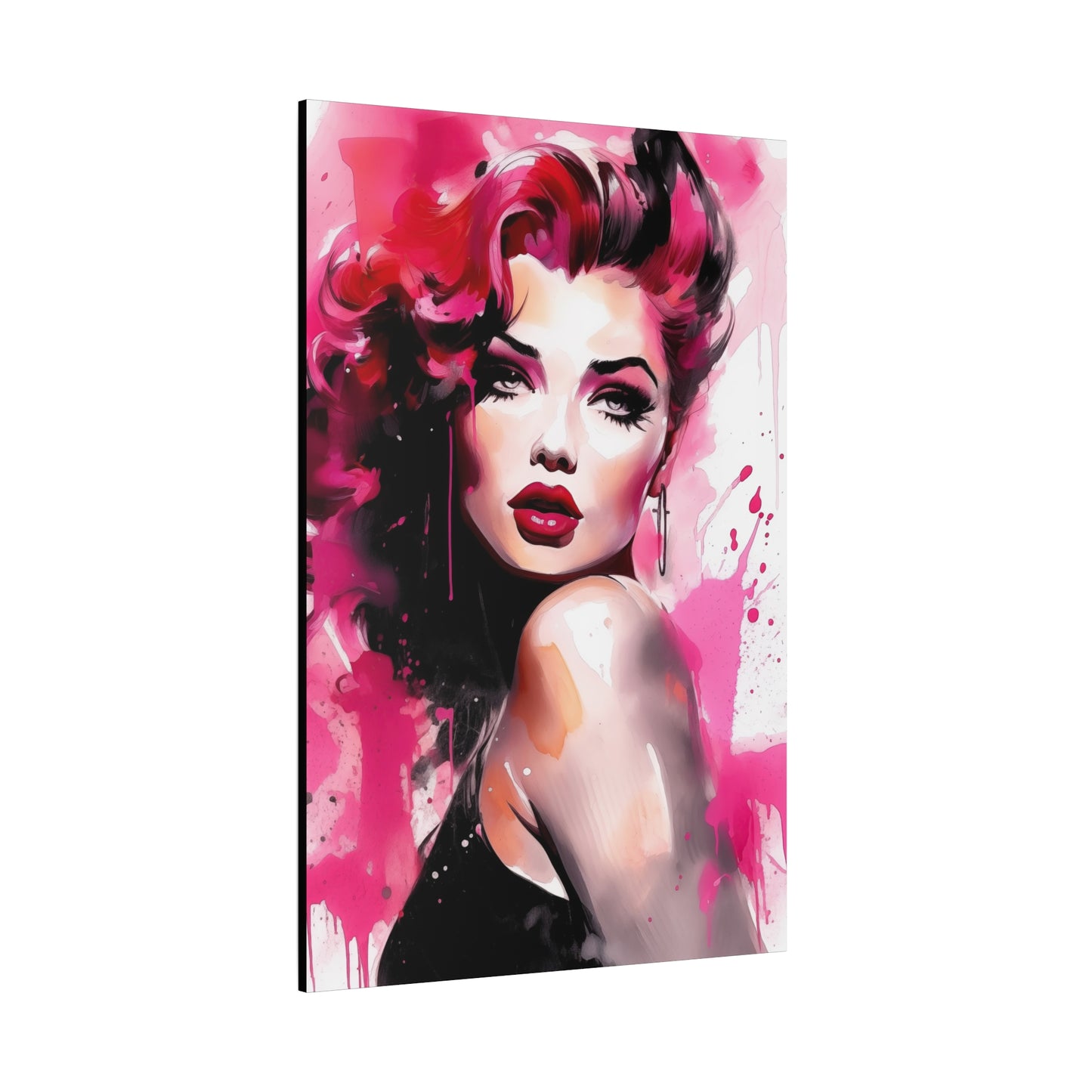 Gallery Wrapped Canvas, Tattooed Beauty, Femme Doll Pop Art Canvas – Thalia