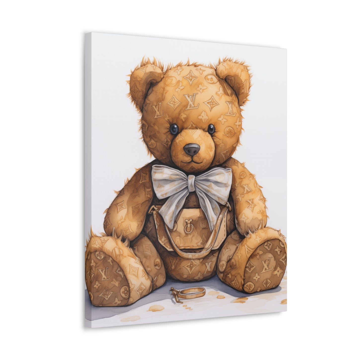 Canvas Gallery Wrap - LV Bear Wall Art - Ring