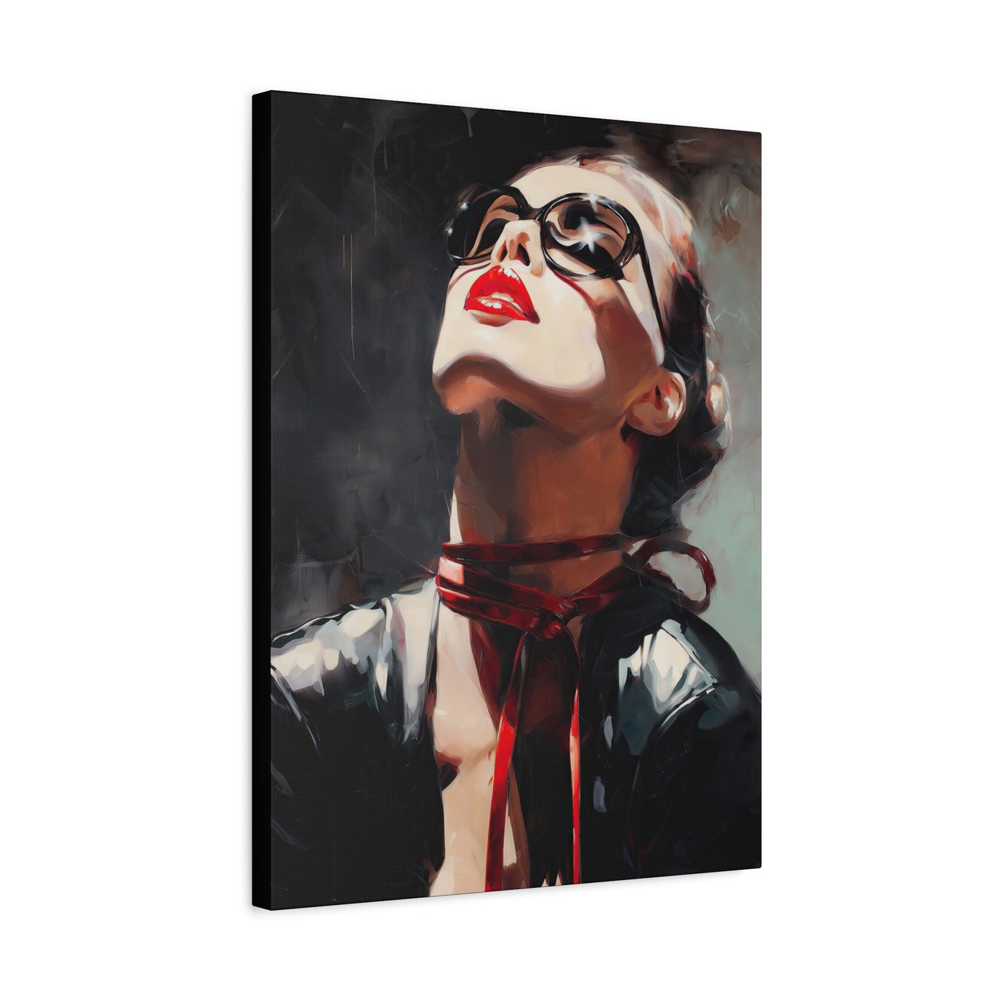 Gallery Wrapped Canvas, Ropes and Reverence Art Canvas, Erotic Shibari Art Canvas – Scarlett