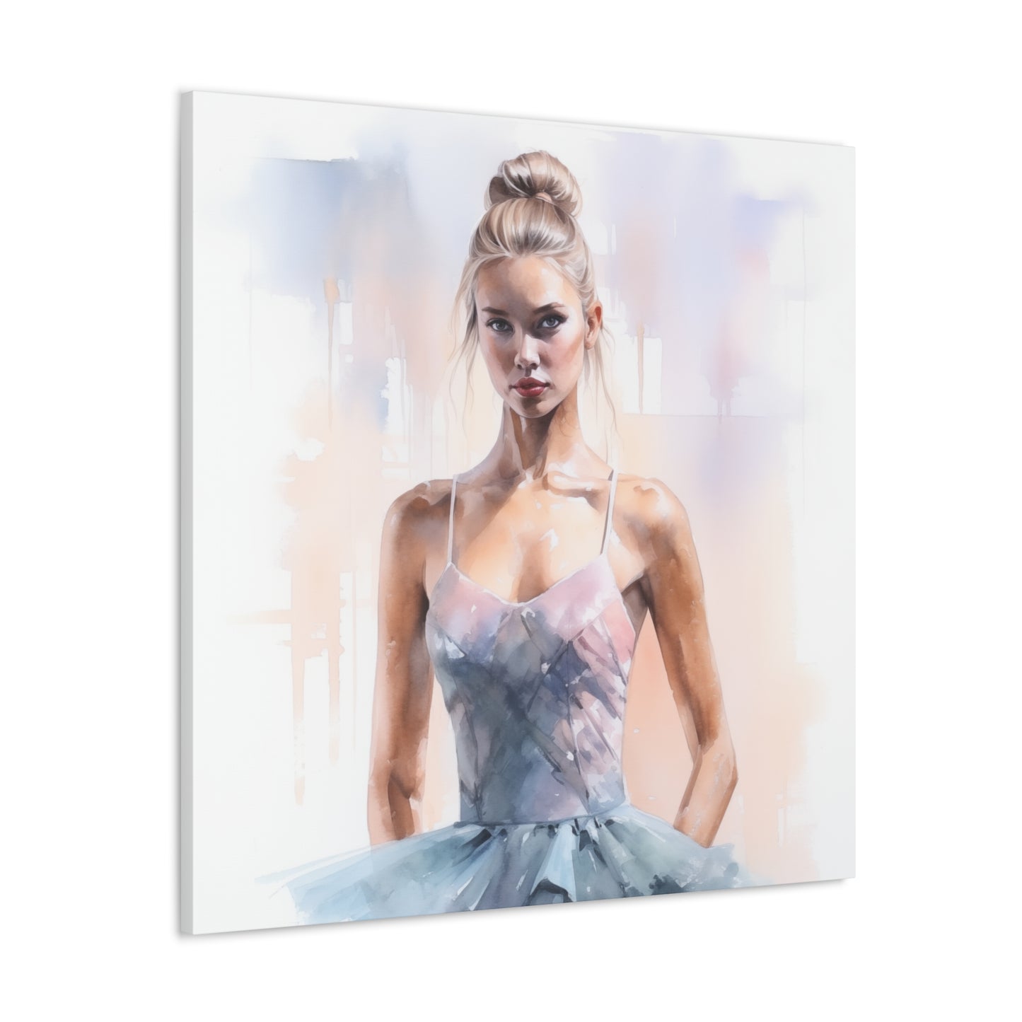 Gallery Wrapped Canvas, Ballerina Beauty, Ballet Art Canvas – Samantha
