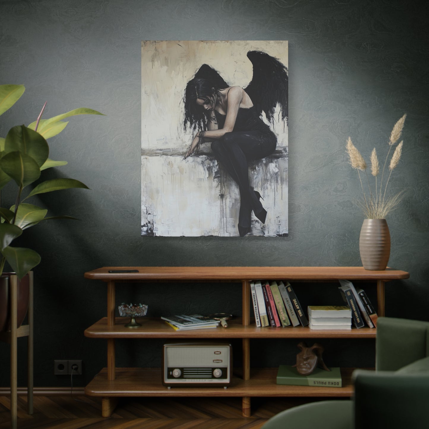 Gallery Wrapped Canvas, Sinners and Saints Art Canvas, Erotic Pinup Art Canvas – Helena