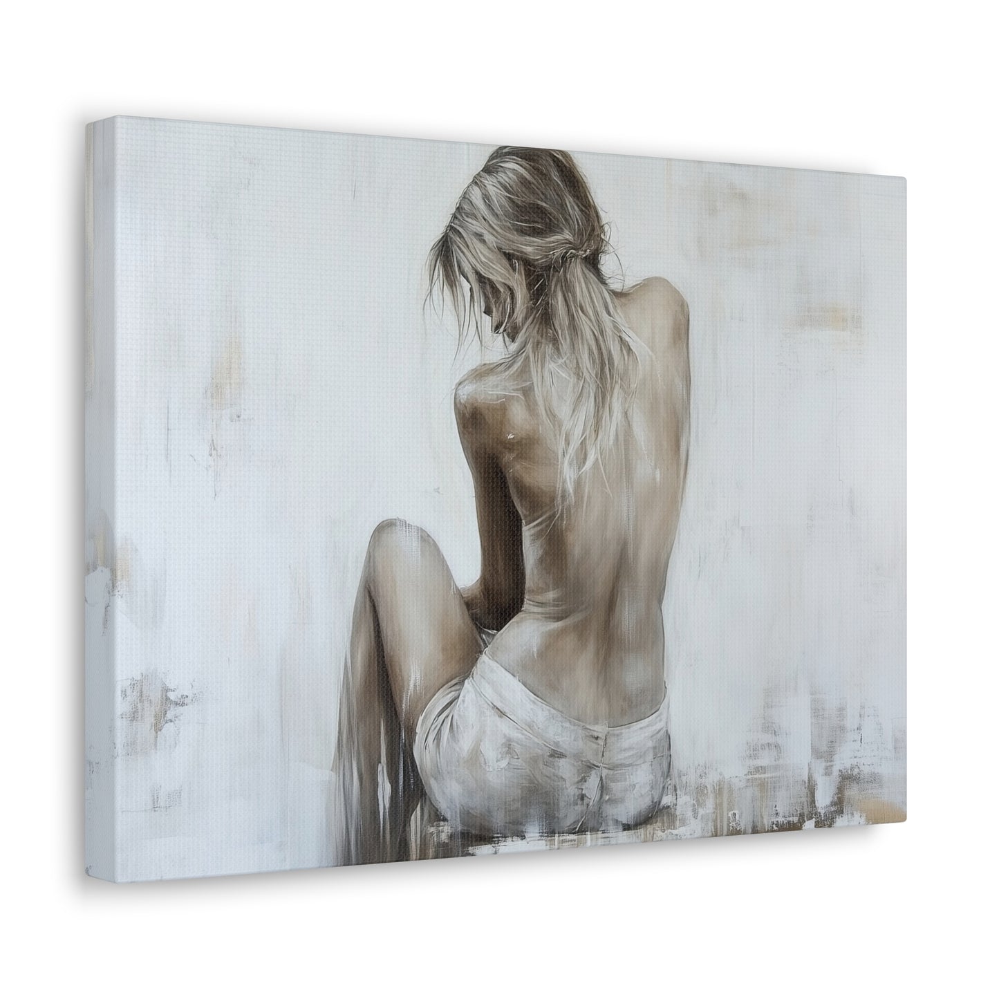 Gallery Wrapped Canvas, Sinners and Saints Art Canvas, Erotic Pinup Art Canvas – Katherine