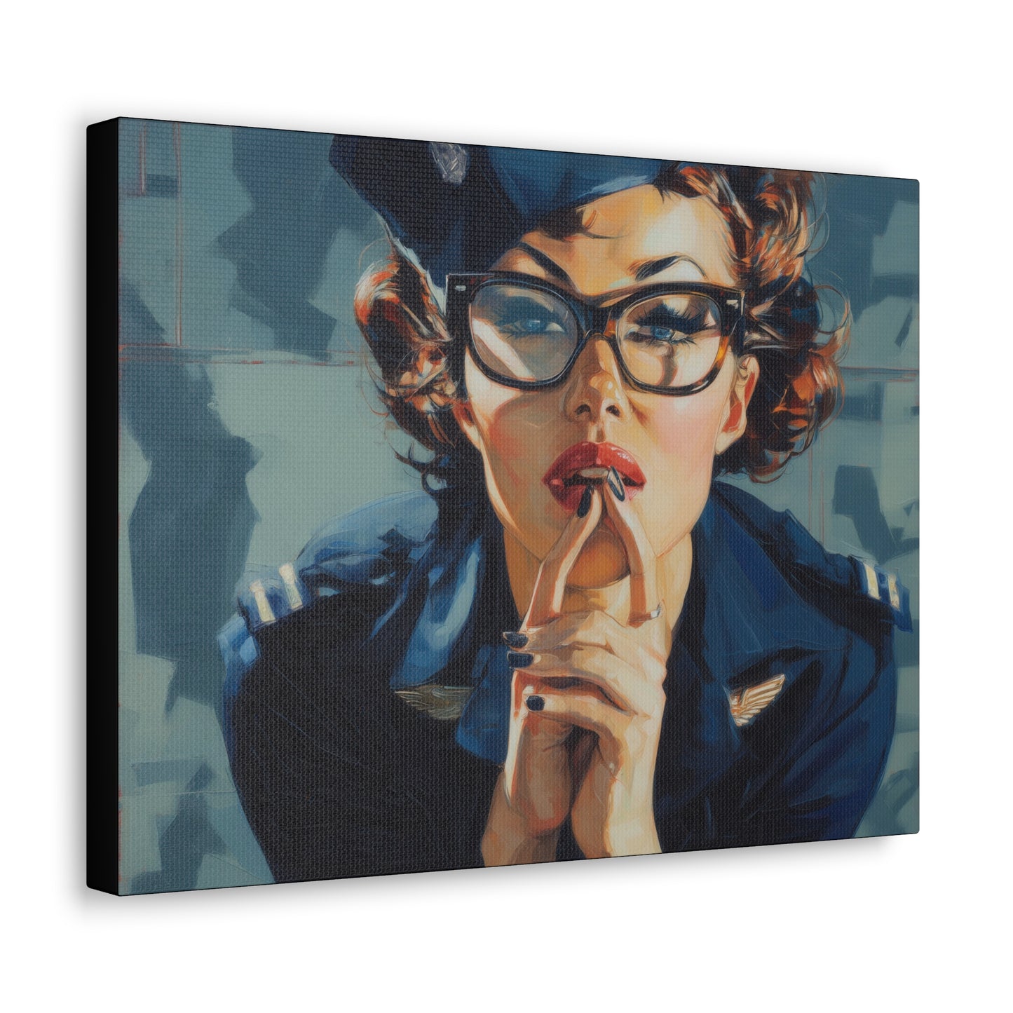Gallery Wrapped Canvas, Liberty and Lace Art Canvas, Erotic Art Canvas – Peggy Sue