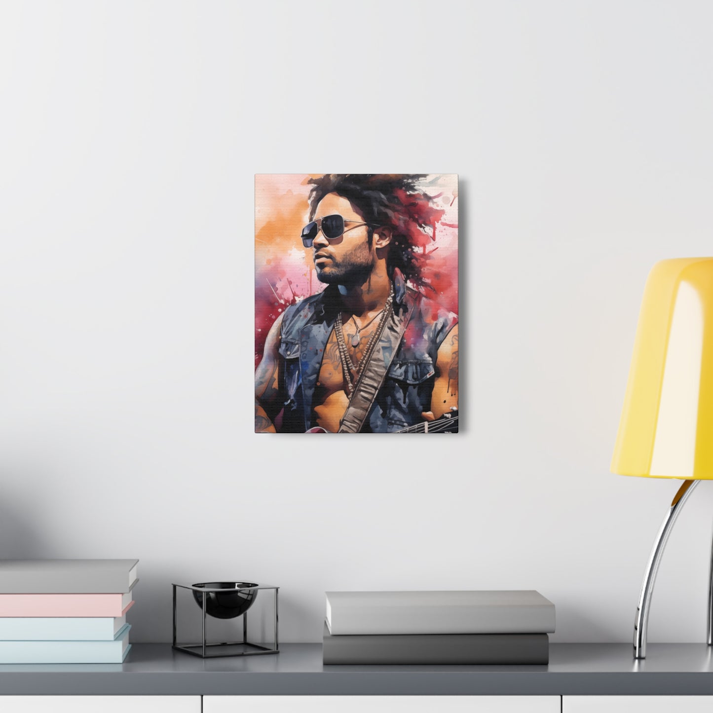 Gallery Wrapped Canvas, Celebrity Inspired, Pop Art Canvas – Lenny