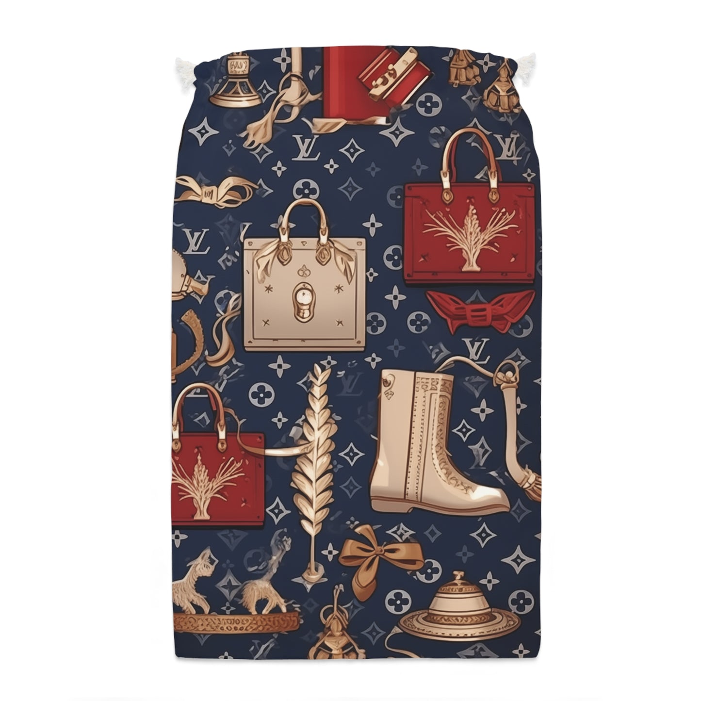 Designer Inspired Gift Sack - LV Americana