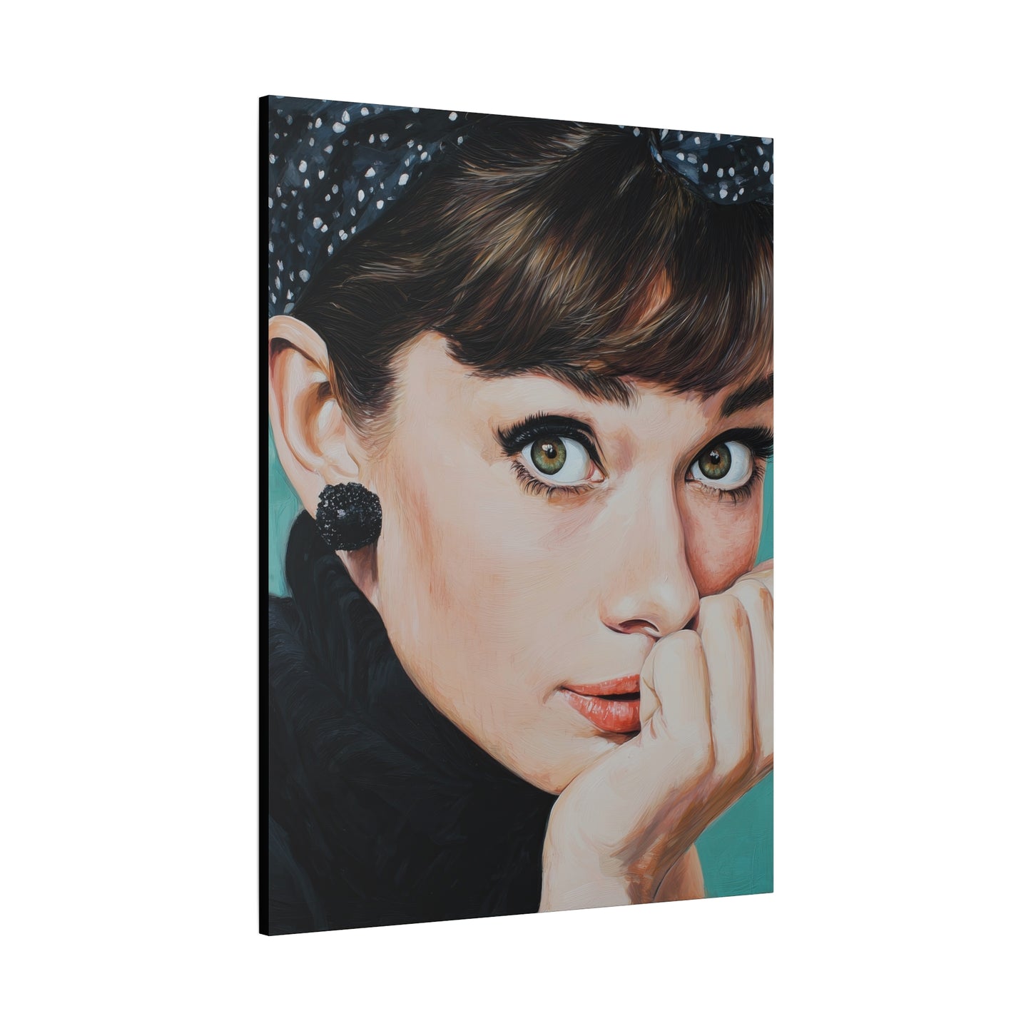 Gallery Wrapped Canvas, The Diva Project Art Canvas, Pinup Art Canvas – Audrey Hepburn - FOUR