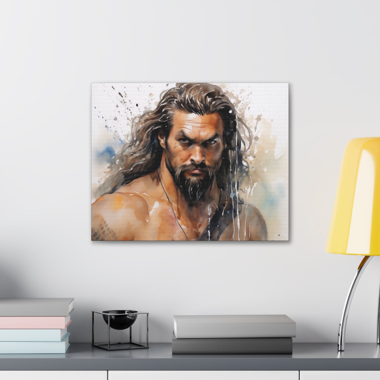 Gallery Wrapped Canvas, Celebrity Inspired, Pop Art Canvas – Jason