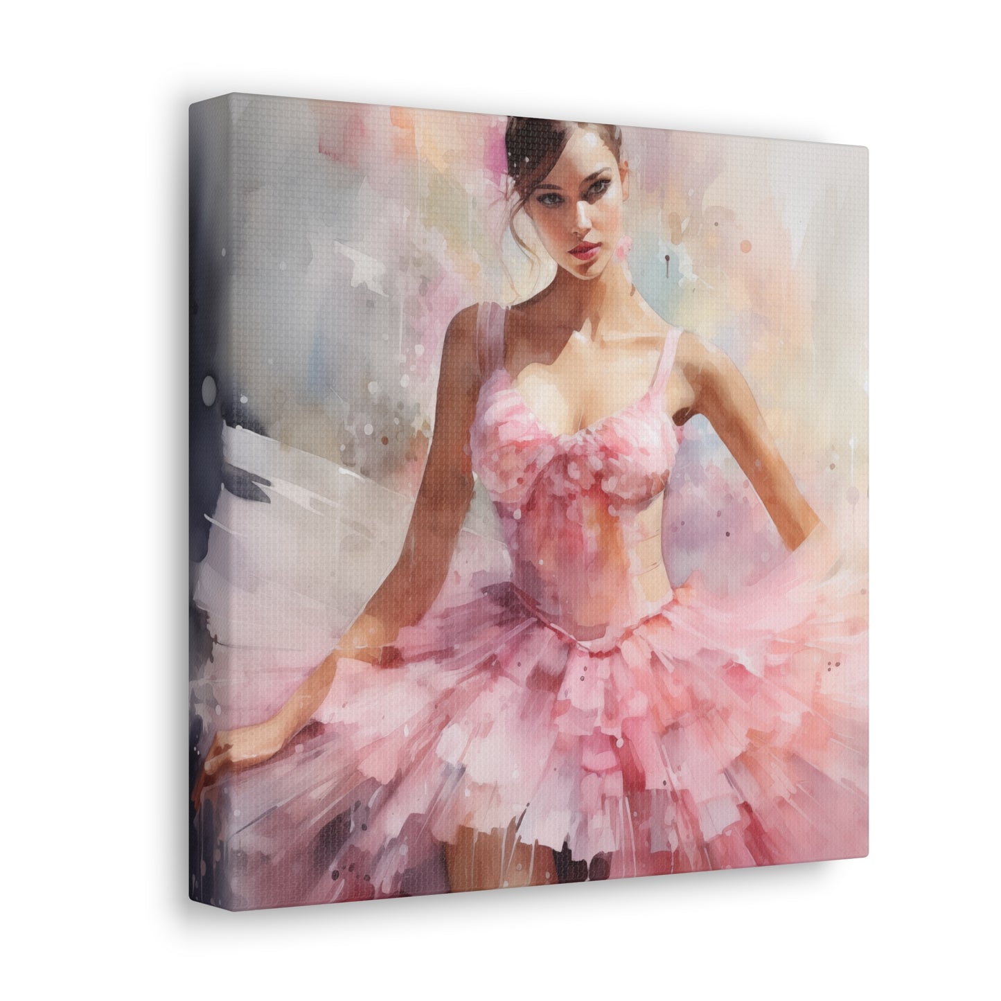 Gallery Wrapped Canvas, Ballerina Beauty, Ballet Art Canvas – Lily