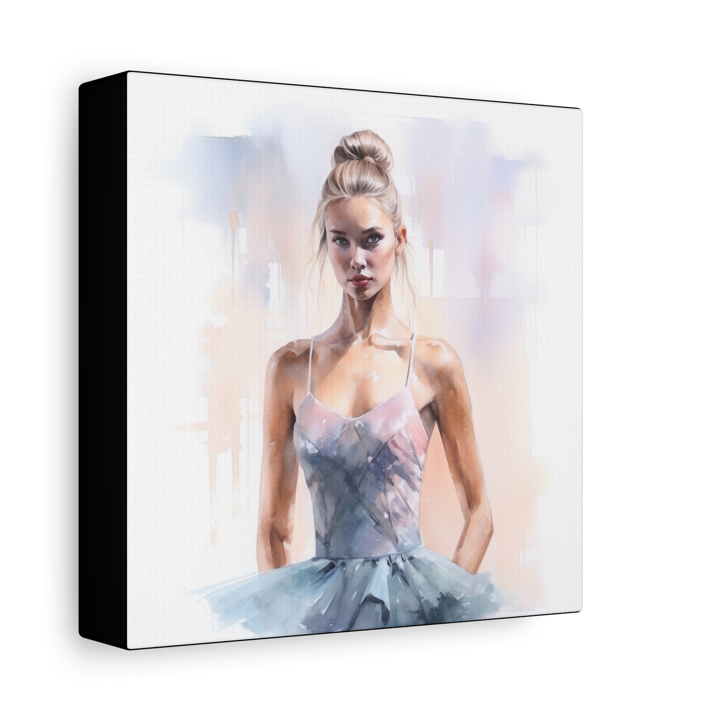 Pointes and Platforms, Gallery Wrapped Canvas, Ballerina Beauty, Ballet Art Canvas – Samantha