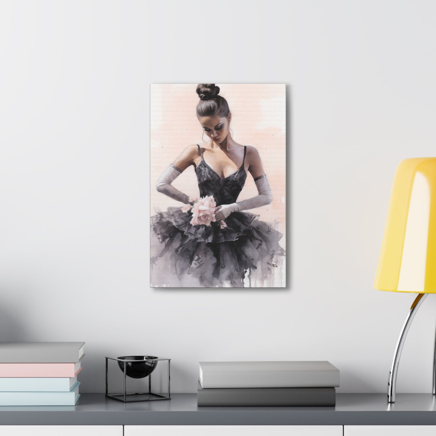 Gallery Wrapped Canvas, Ballerina Beauty, Ballet Art Canvas – Sonja